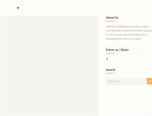 Tablet Screenshot of childrensdevelopmentalcenter.org